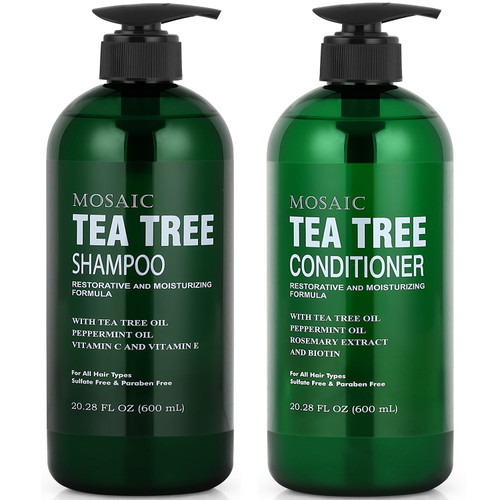Tea Tree Shampoo And Conditioner Set, 20.2 Fl Oz Each